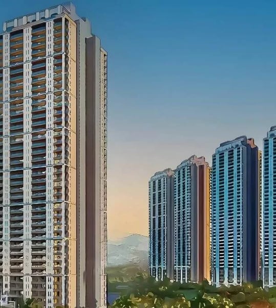 a tall building with a lot of tall buildings