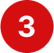 a red and white number three in a red circle