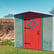 abri de jardin en ossature bois original et coloré facile à installer