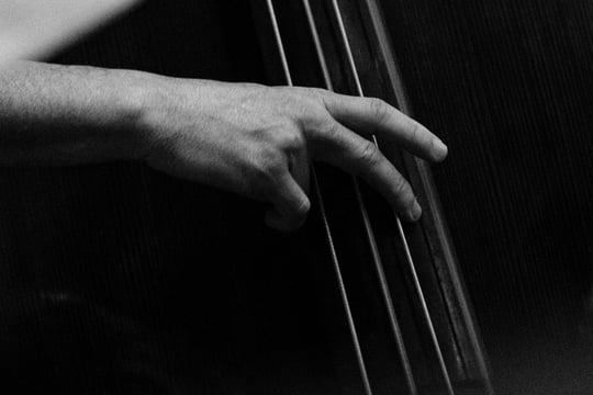 a person playing a bassoon 