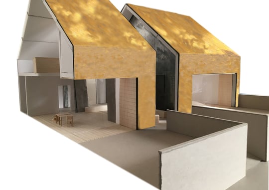 maquette d'architecture d'une école