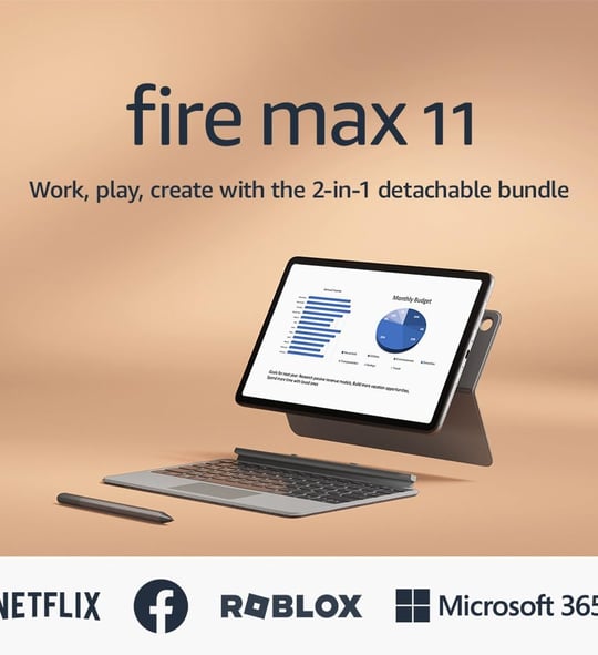 Amazon Fire Max 11 Tablet Bundle with Keyboard and Stylus Pen - Best Deal