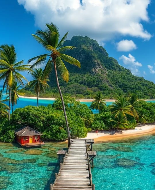 St lucia tropical island Caribbean 