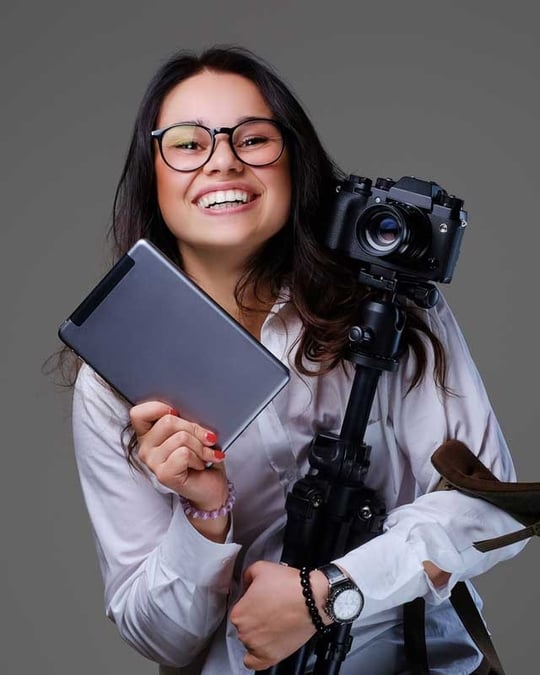 Equipo fotográfico profesional