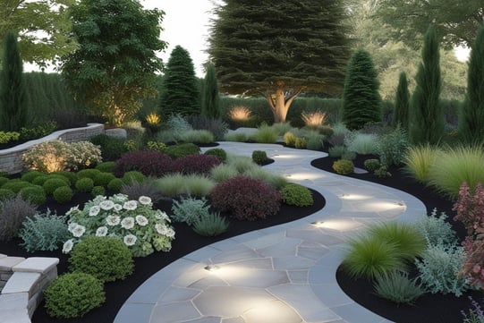 pavements in garden