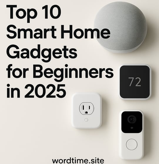 Top 10 smart gadgets in 2025. wordtime.site