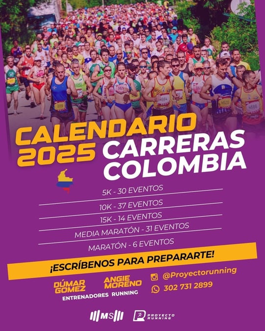 Calendario running colombia