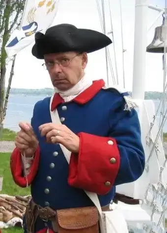 Pierre-Paul Dron, cavalier.