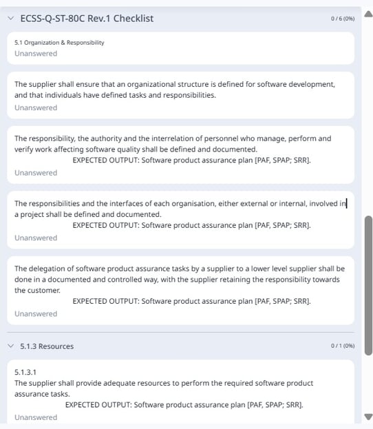 ALM SafetyCulture: ECSS SW Product Assurance Audit Report