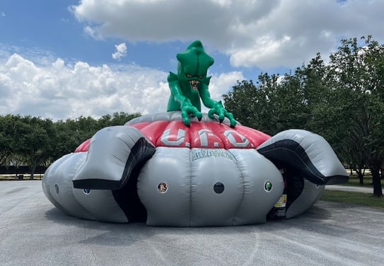 Houston 40ft alien laser tag rental