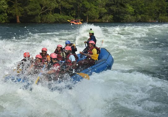 activité ludique de rafting en Provence