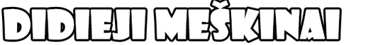 Didieji meškinai logotipas