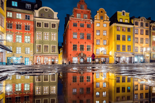 Barrio de Gamla Stan en Estocolmo