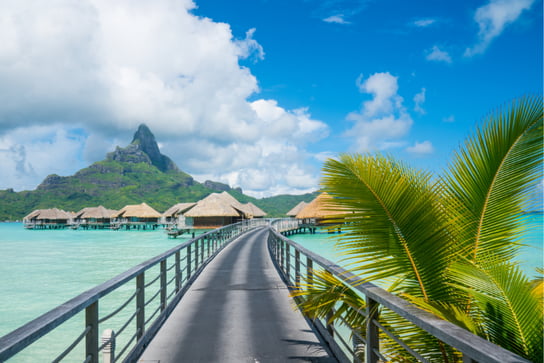 Bora Bora en la Polinesia Francesa
