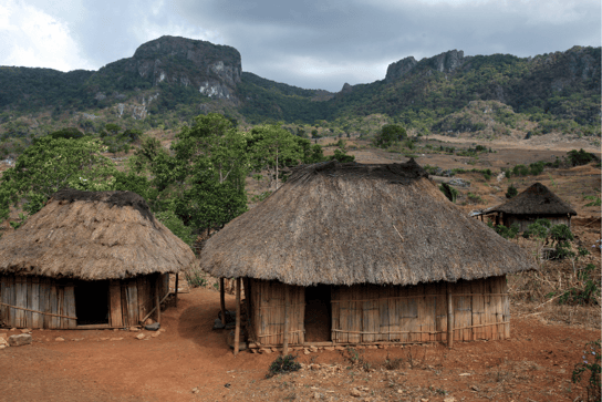 Cabañas en Timor Oriental