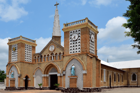 Catedral del Sagrado Corazón en Brazzaville