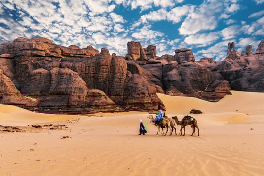 Desierto del Sáhara en Argelia