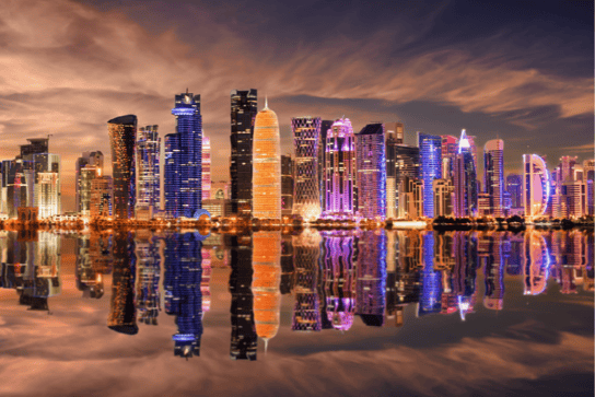 Panorámica de Doha, Catar