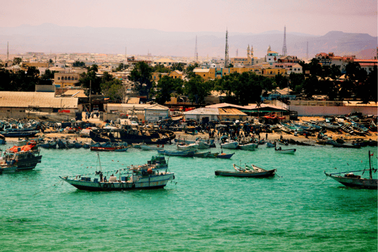 Puerto de Bosaso, Somalia