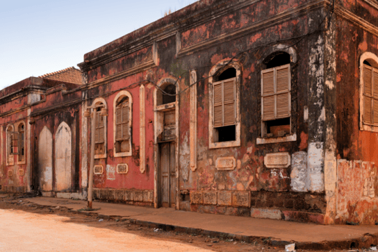 Viejo comercio en Guinea-Bisáu