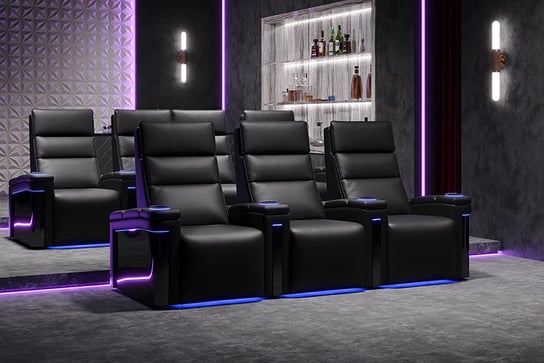 Valencia Italian leather Home Cinema Seating