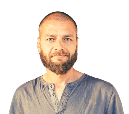 a photographer man with a beard