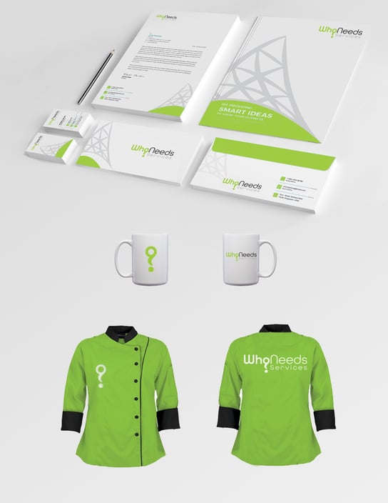 Stationery with branding mug and uniform