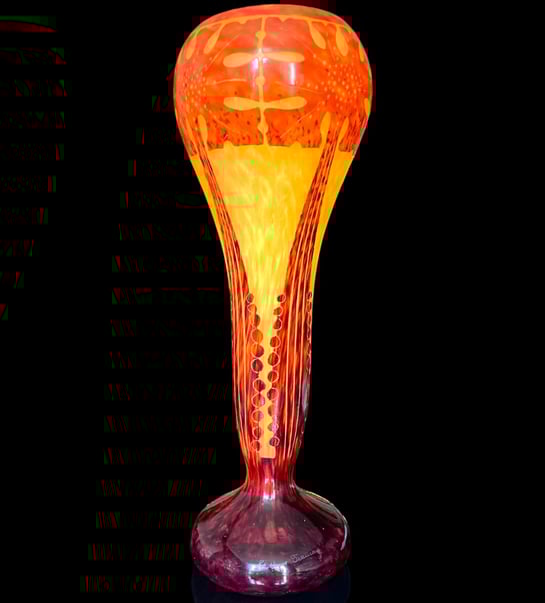 Vase Amarantes Le verre Français