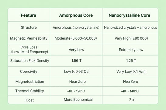 amorphous vs nanocrystalline