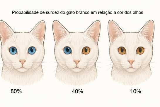surdez em gatos brancos