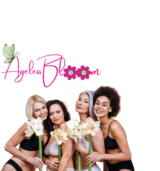 4 women holding flowers