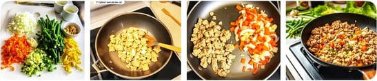 Ground Turkey Lettuce Wraps - Step by Step