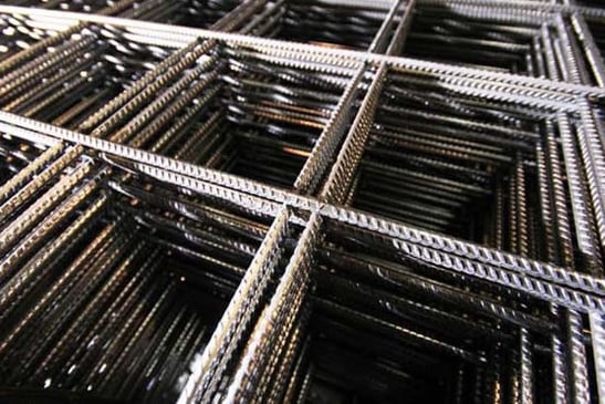 A sample mesh panel produced using Neulogs wire mesh welding machines