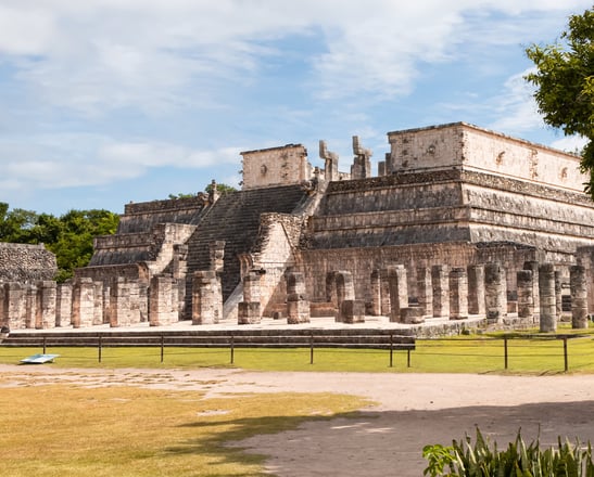 temple des 1000 colonnes à Chichen Itza 