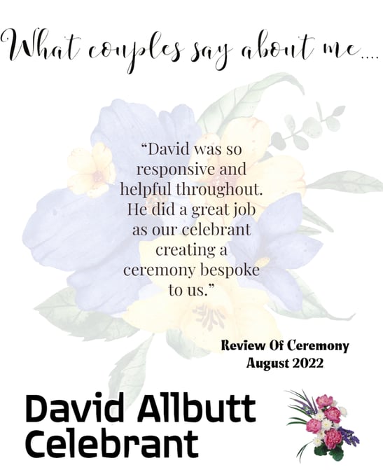 Review Of David Allbutt Ceremonies