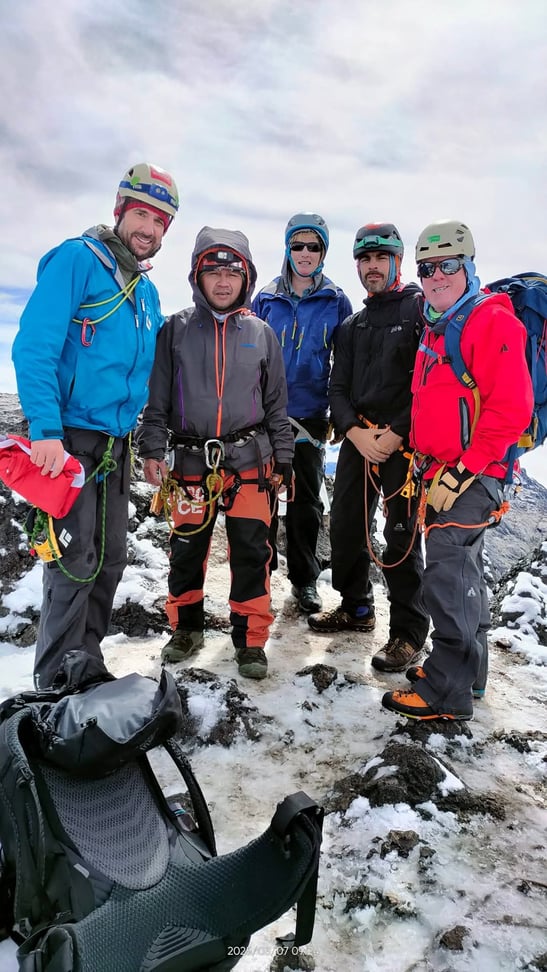 Our Clinets Summit Carstensz with our Guide on March 2025 Carstensz Pyramid Climbing Season 