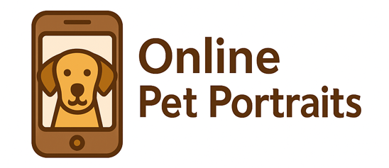 The Digital Pet Portrait logo
