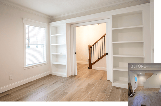 A freshly renovated office by Manor Magic in Celebration, Florida