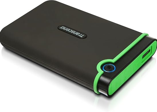 Transcend portable hard drive for digital nomad video backup