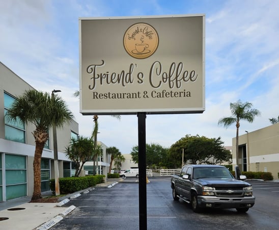 Friend's Coffee Sign