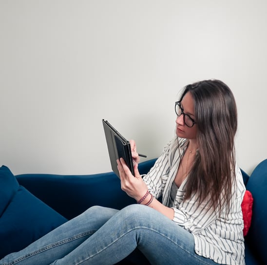 cassy with tablet