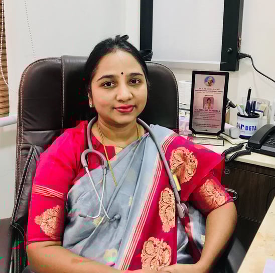 a lady doctor in a clinic