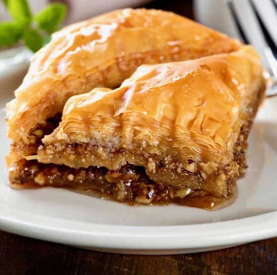 walnut Middle Eastern cake
