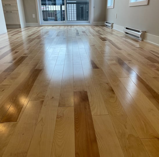 installation de bois franc