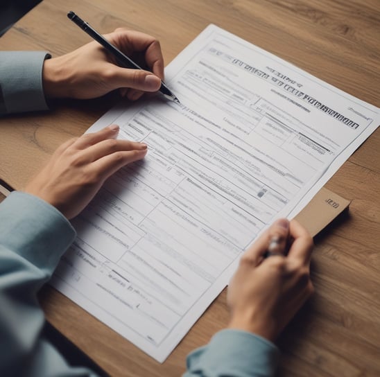 A neon sign with both English and Chinese characters illuminates against a dark background. The sign advertises a travel agency with services such as visa, tour, and ticket assistance. The surrounding area is dimly lit, with faint reflections visible.