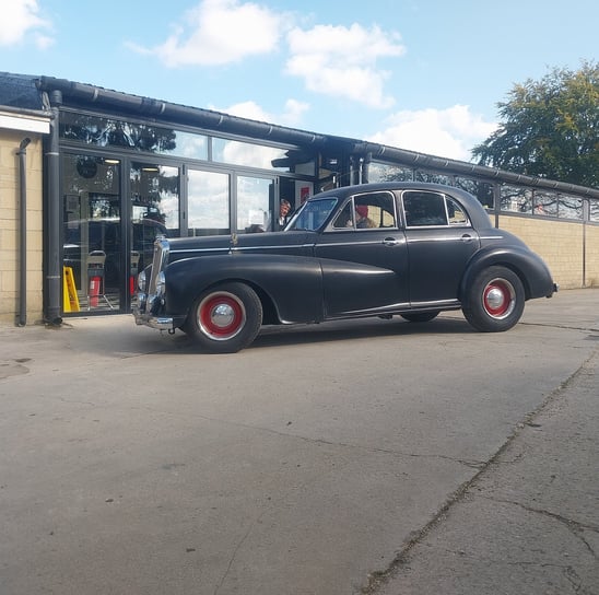 Our own 1951` Wolesley 6/80 hot rod. Bought pretty much as is but we have been improving her slowly.