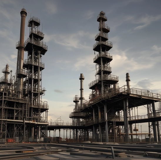 A sleek black bottle with the word 'OIL' prominently displayed in large white letters. The bottle has a simple, modern design with additional text details in smaller white font. It sits on a light, neutral background and casts a soft shadow, giving it a floating effect.