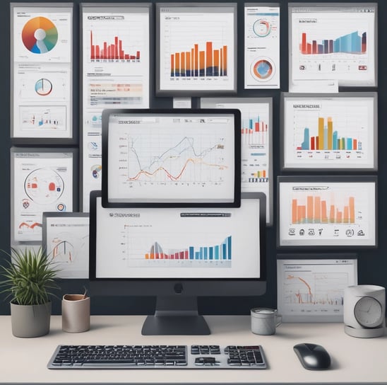 a close up of a computer screen with icons