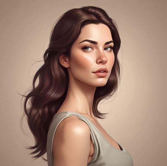 A person with tousled brown hair is holding their face with both hands, appearing to be in a state of distress or deep contemplation. The background is a soft, diffuse light which gives a calm yet somber atmosphere.