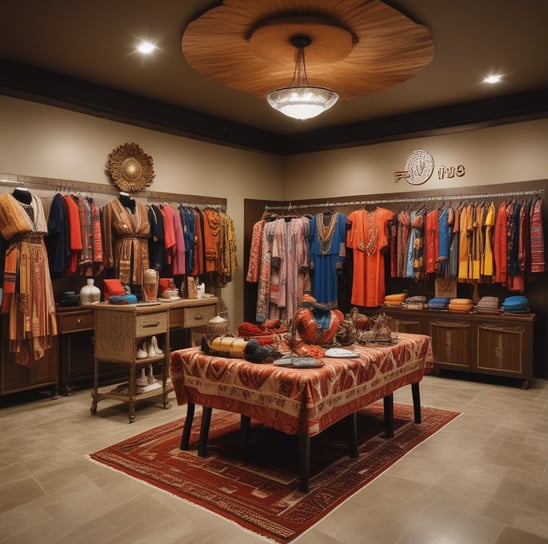 clothes store interior